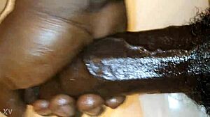 big black monster cock with veins throbbing.