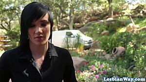 tattooed babes licking pussy after fingering