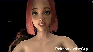 i'm stuck in sakura and hinata's futa sandwich, multiple povs