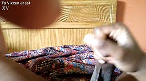 Ts Vixxen Jasel Cumming Passionately