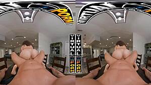 Willow Ryder's pussy as the ultimate meal in VR interracial feast