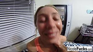 Hot home movie of nicole aniston and her guy in hardcore action