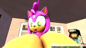 एकोएं एनल चुदाई और कमशॉट से मजा लेती हुई