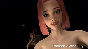 i'm stuck in sakura and hinata's futa sandwich, multiple povs