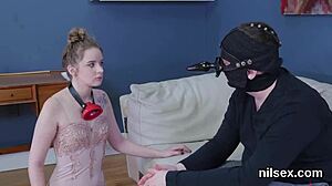 Wicked teen gets anal therapy in loony bin 😈💥