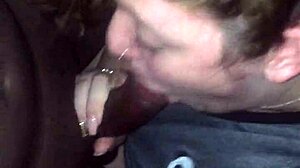 friend's girlfriend sneaking over to suck my big black cock