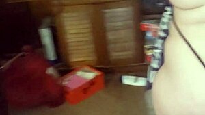 black dress ripped off in seductive striptease