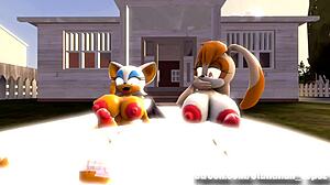 एकोएं एनल चुदाई और कमशॉट से मजा लेती हुई