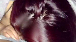 watching movies with neighbor while sucking his dick