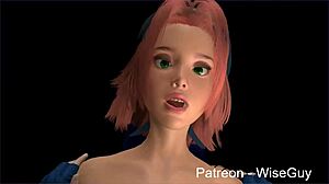 i'm stuck in sakura and hinata's futa sandwich, multiple povs