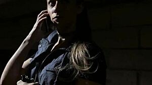 lesbo milf devours teen pussy with wild hunger in steamy session. watch her crave every lick!