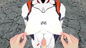 Rei Ayanami's Pov Blowjob In Evangelion: Cute Anime Babe With Big Tits And Ass