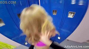 i suck julia ann's monster cock at gym