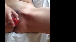 Watch This Mature Girl Toy Her Pussy With Anal Toys!