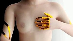 Watch Hanako Arasaka give a monster handjob and blowjob in Cyberpunk 2077?