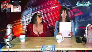 Lesbian Milfs Ride Sybian To Orgasm On Webcam!