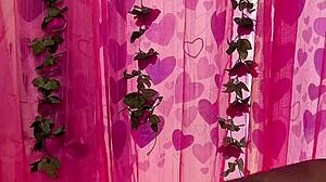 Look at this tease in black pantyhose