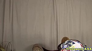 high-heeled performer in solo act