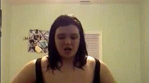 Ebony juicy masturbating on live webcam show