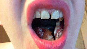 indulge in slutty european food play, craving to devour every inch of you