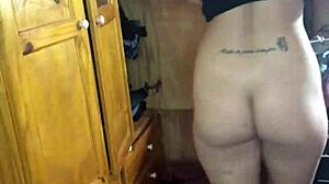 Hidden camera catches my cute 18-year-old Venezuelan neighbor.