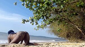 Butt naked twerking in public on the street