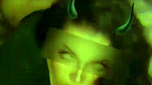 i got a hard fuck from my freind, cum on my tatooed wife