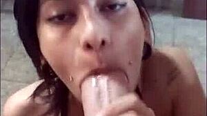 Amateur Latina Couple Fucks Hard In The Kitchen With Big Black Cock