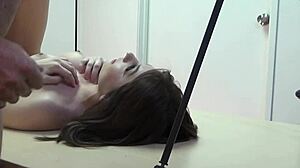 Scarlett Johnson Undergoes Anal Casting Interview Left 2