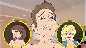 Busty Family Cheer Squad Gets Fucked By Monster Cock In Hentai Game