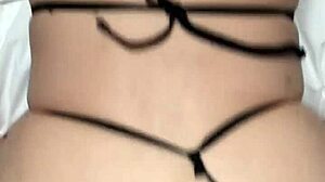 in this homemade scene, an amateur latina milf explores her desires.