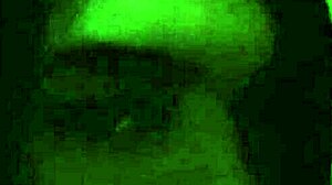 Beautiful shemale passionately sucking a young guy's cock