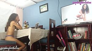 Stepbrother's Movie Night Turns Into Anal Surprise