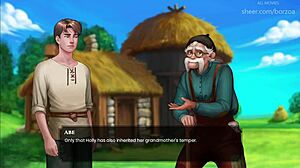 horny boys spying on busty blonde underwater, getting aroused by her big tits