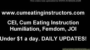 Taste your own cum in this intimate session