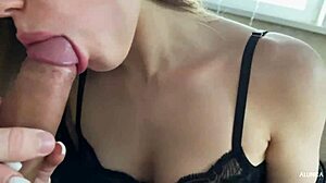 Wow, skinny 18-year-old drilled hard in Christmas POV action!