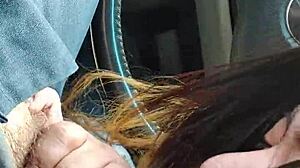 Intense public blowjob on straight cock