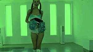 Watch This Cheerleader Babe Get Her Ass Banged With A Footjob Fetish?