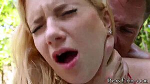 Blonde slim teen 18+ seduces on webcam