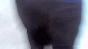 Latina Ass Groped And Cumshot From Behind