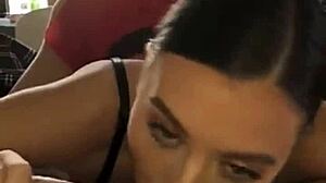 lana rhoades shares her snapchat premium with christmas vibes