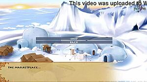 in avatar, the last airbender trainer part 3, sexy brunettes engage in lesbian blowjob action