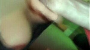 girl's shocked when caught watching, then eagerly sucks my dick