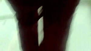 Latina Ass Groped And Cumshot From Behind