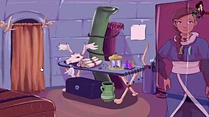 in avatar, the last airbender trainer part 3, sexy brunettes engage in lesbian blowjob action