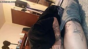 Amanda Performs Deepthroat Blowjob On Cock