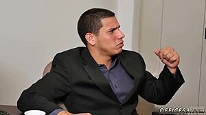 Straight Dudes Jack Off Together in Gay Porn