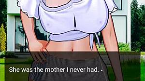 My widow stepmother with big tits and ass in taboo gameplay!