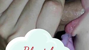 Enchanting brunette delivers amateur blowjob to black cock in the boy