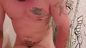 sonia takes it in the ass during shower sex and assfucking